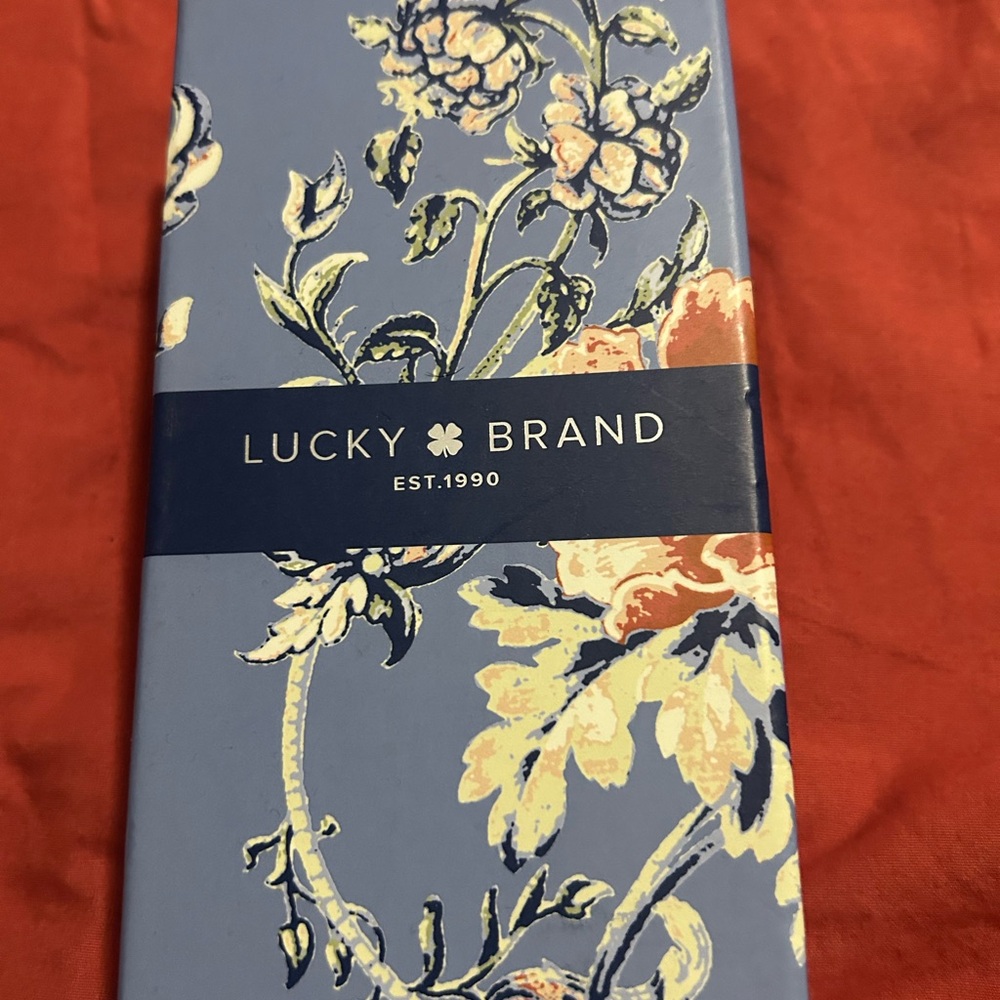 Lucky Brand Blue Floral Gift Box